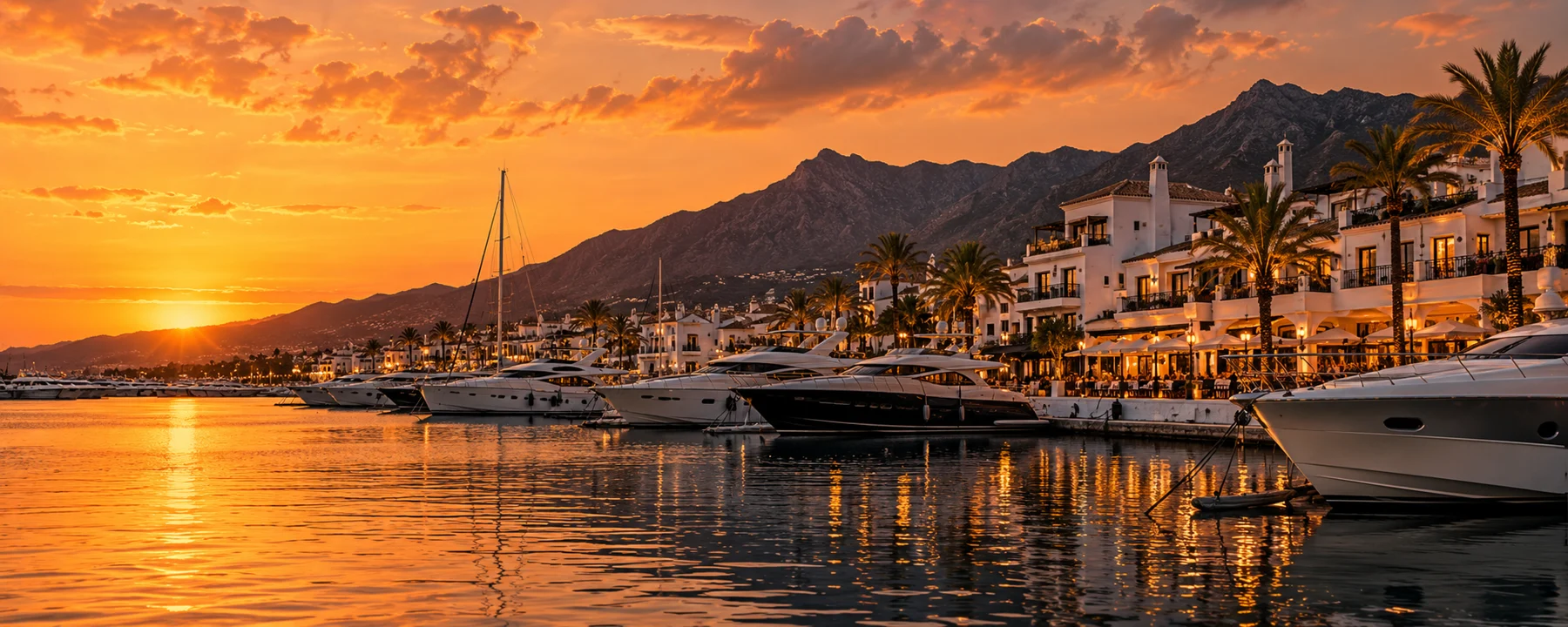 Digitaal sfeerbeeld Puerto Banús