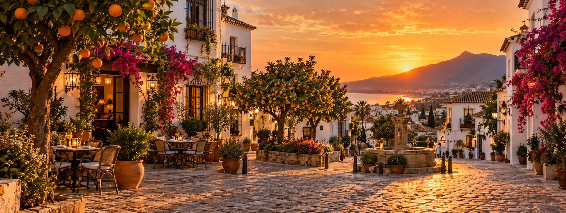 Digitaal sfeerbeeld Marbella Centrum & strand