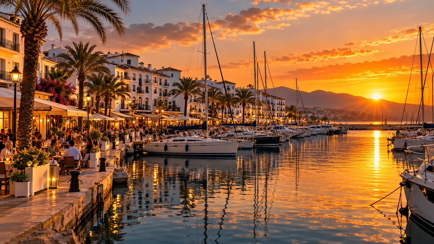 Mediterrane sfeer voor de makelaarspagina Manilva
