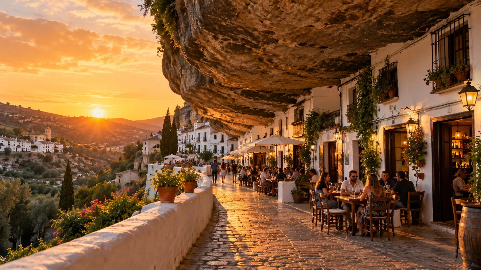 Digitaal sfeerbeeld Setenil de las Bodegas