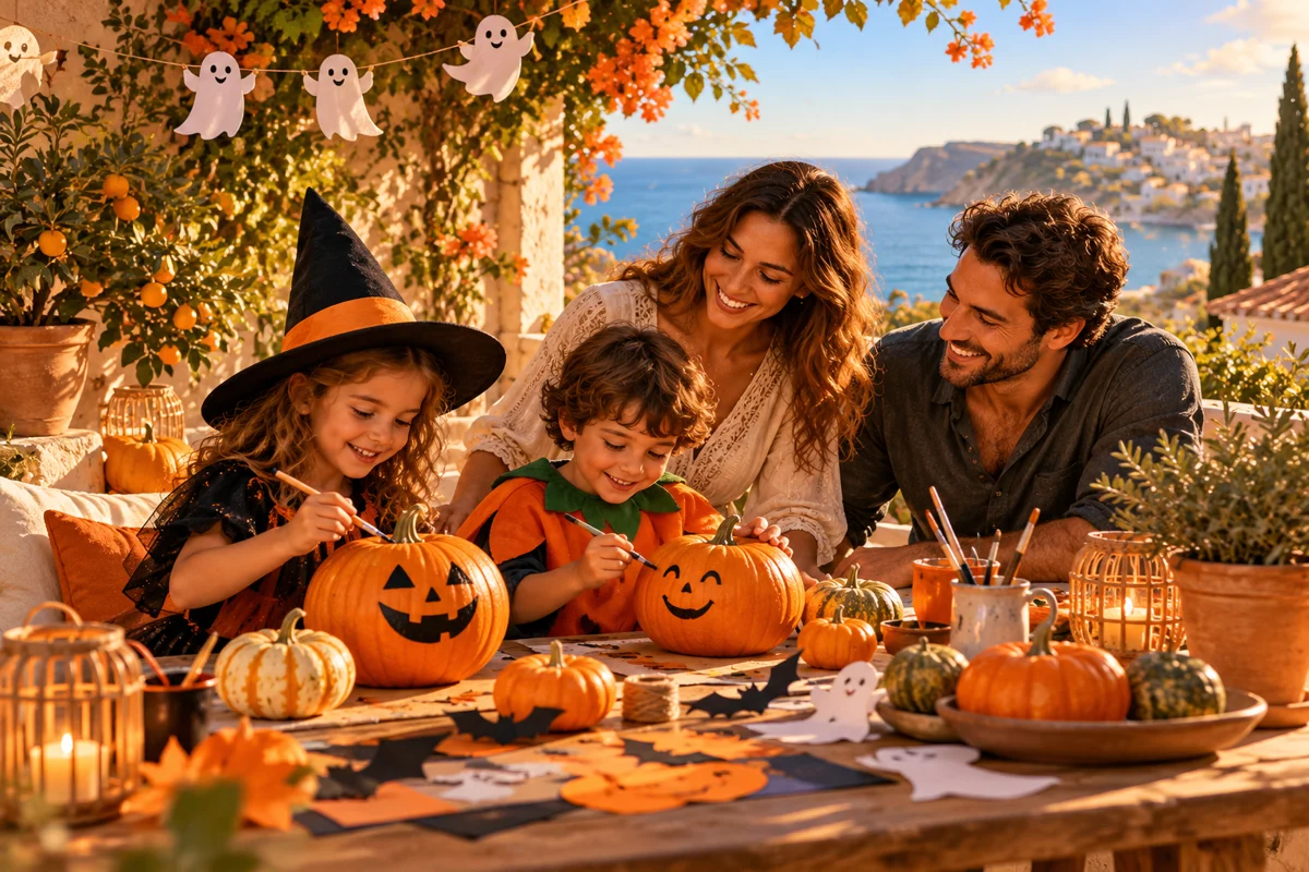 Illustratie van Halloweenknutselen voor kinderen