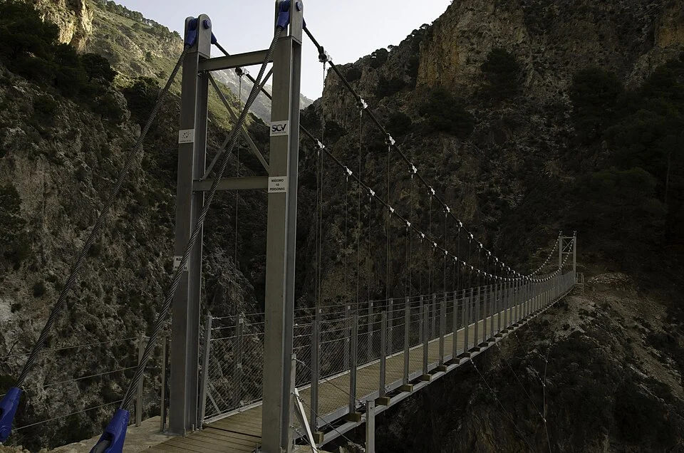 De hangbrug van El Saltillo · foto 2021