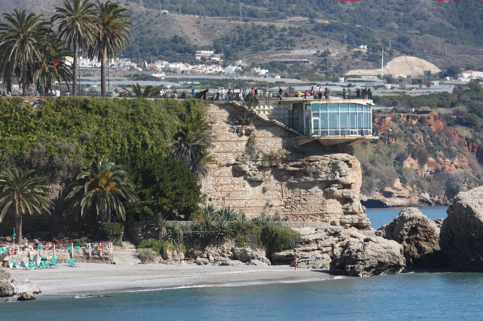 Balcón de Europa in het centrum van Nerja